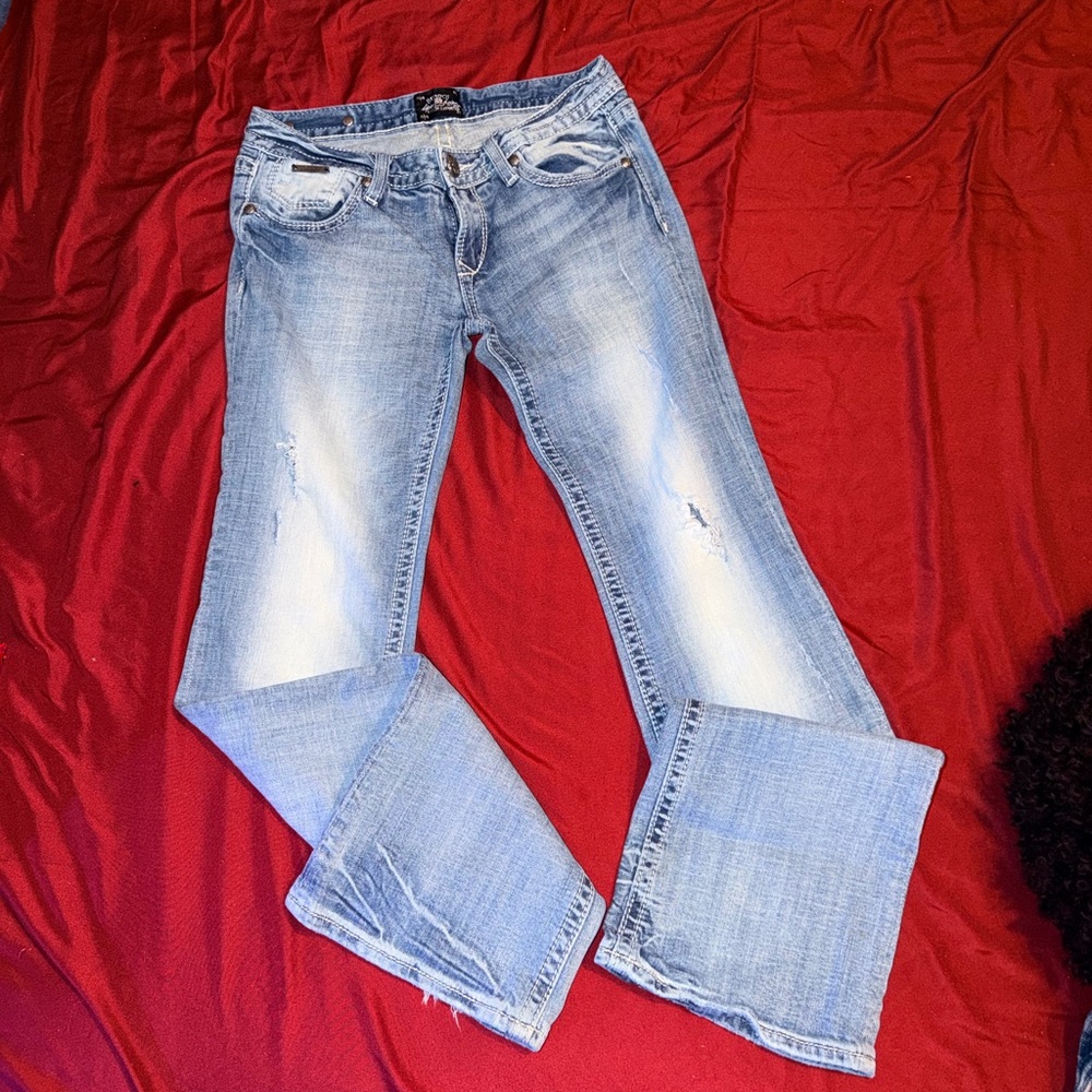 ReRock Fir Express Light Blue Boot Cut Jeans